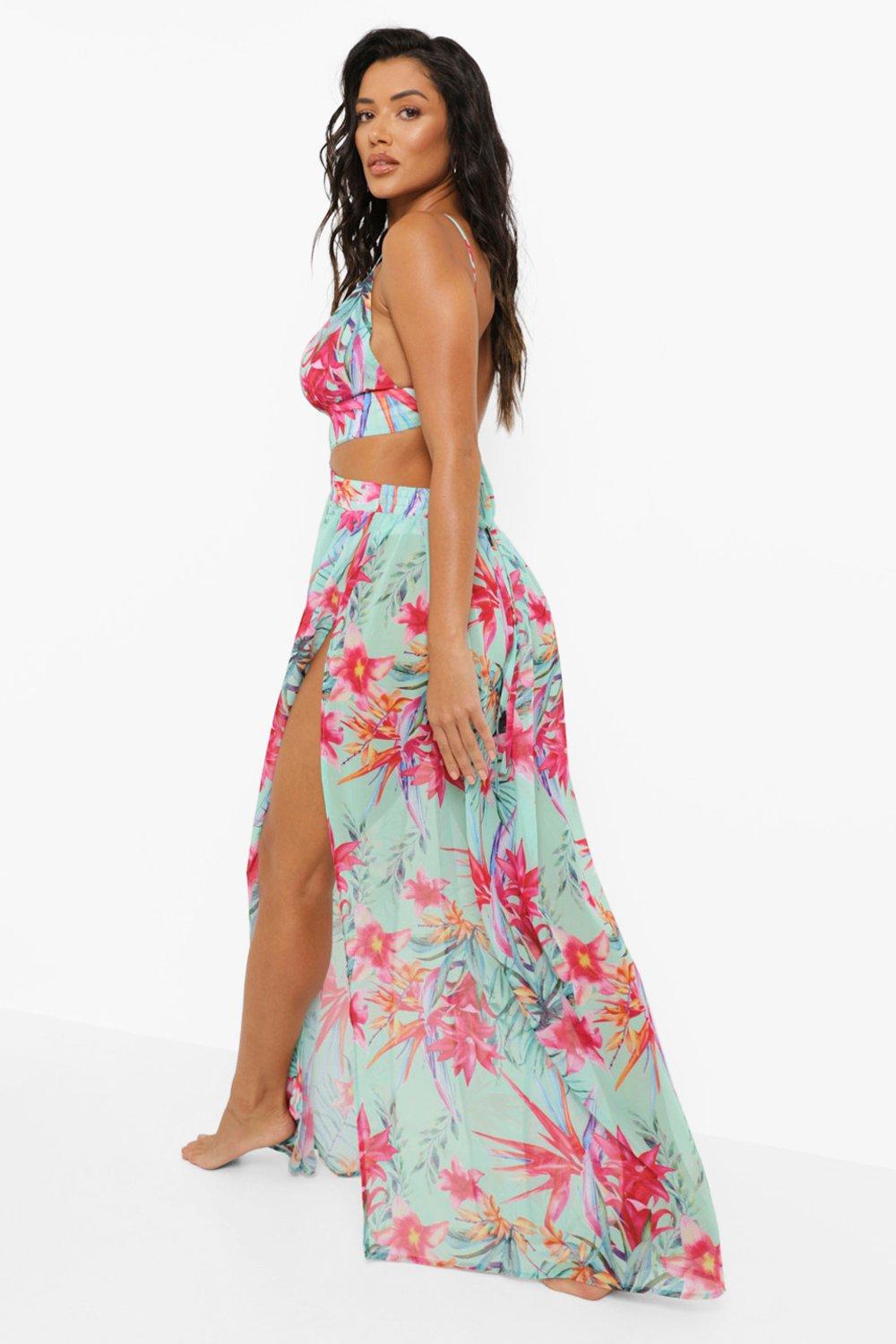 Chiffon maxi hotsell dress beach